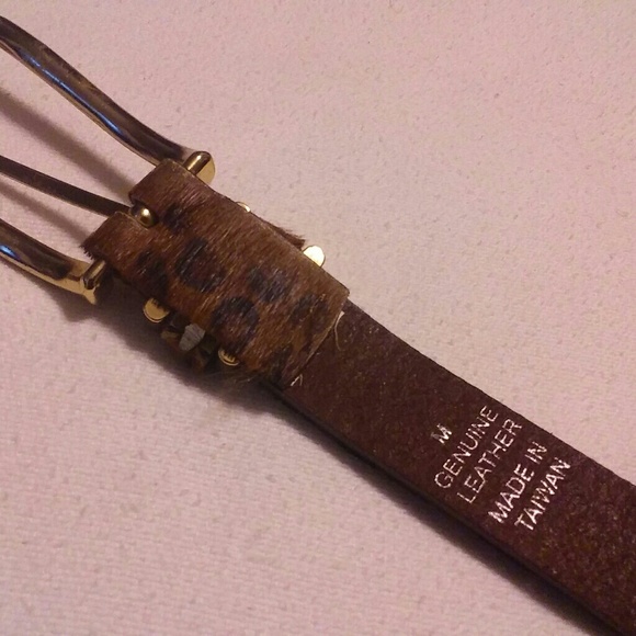 Express Leopard Print (m)Belt Gen.Leather - Picture 4 of 7